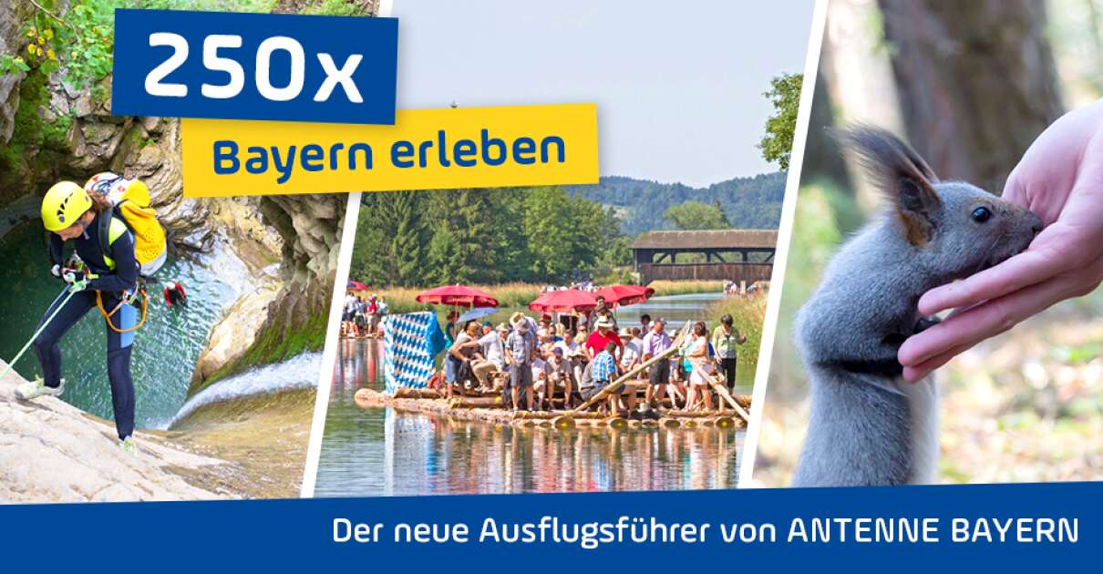 Der neue ANTENNE BAYERN-Ausflugsführer