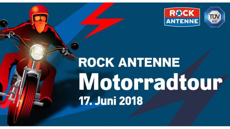 Die legendäre ROCK ANTENNE-Motoradtour geht in die nächste Runde