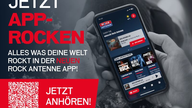 Die neue ROCK ANTENNE App