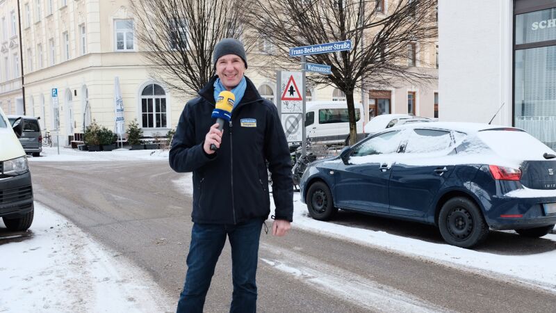 ANTENNE BAYERN und Leiki mit Franz-Beckenbauer-Straße