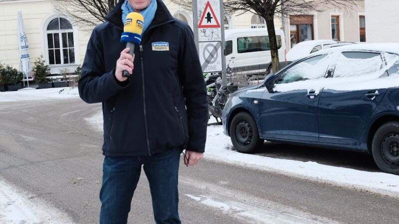 ANTENNE BAYERN und Leiki mit Franz-Beckenbauer-Straße