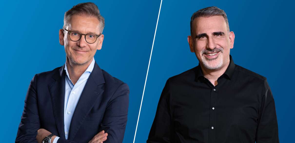 ANTENNE BAYERN GROUP: Geschäftsführer Felix Kovac und Guy Fränkel